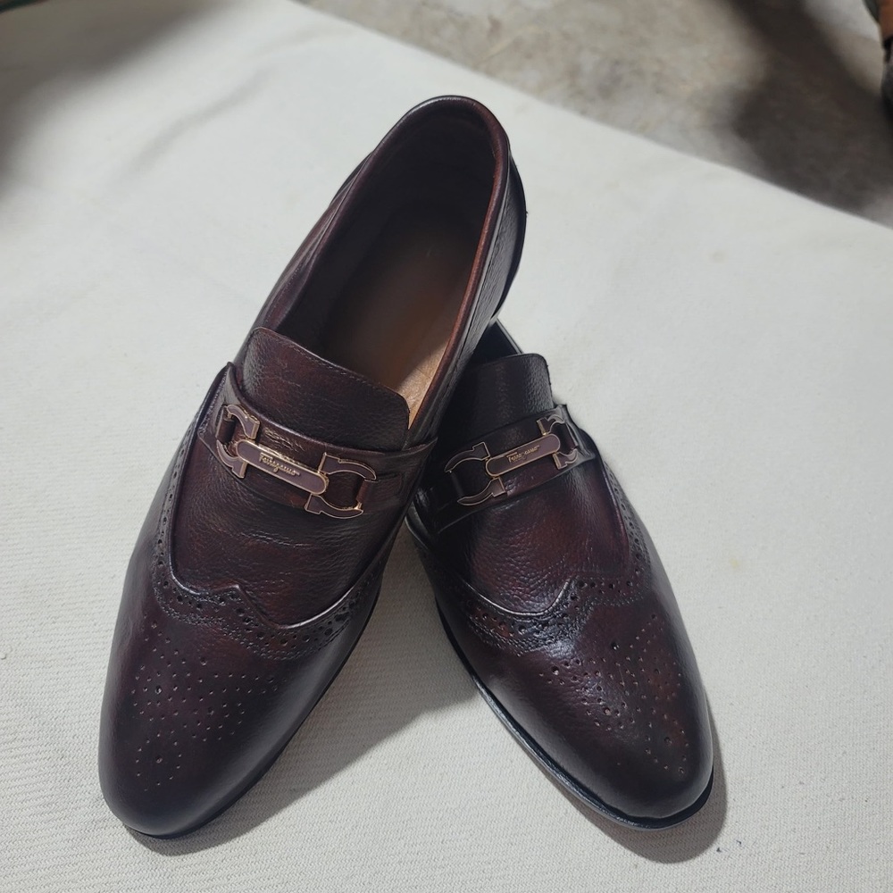 Handmade shoes pure leather; size 10 men’s or your size and style